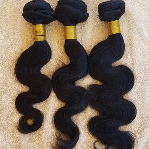 3Bundle(12"+12"+12")VirginWeft Human Hair BodyWave